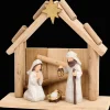 Action Absolu Chic houten kerststal> Seizoensdecoratie