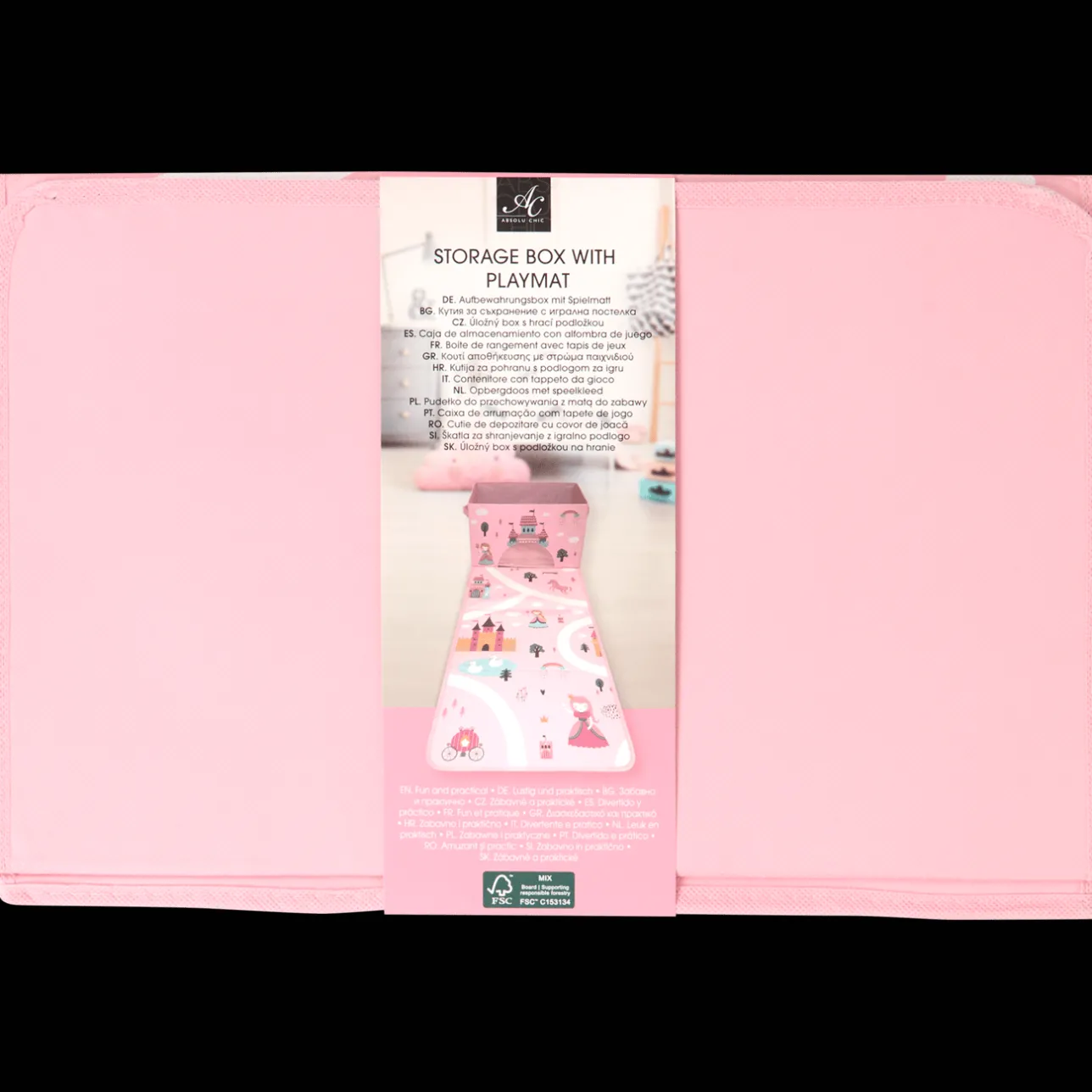Action Absolu Chic opbergdoos met speelmat> Woonaccessoires