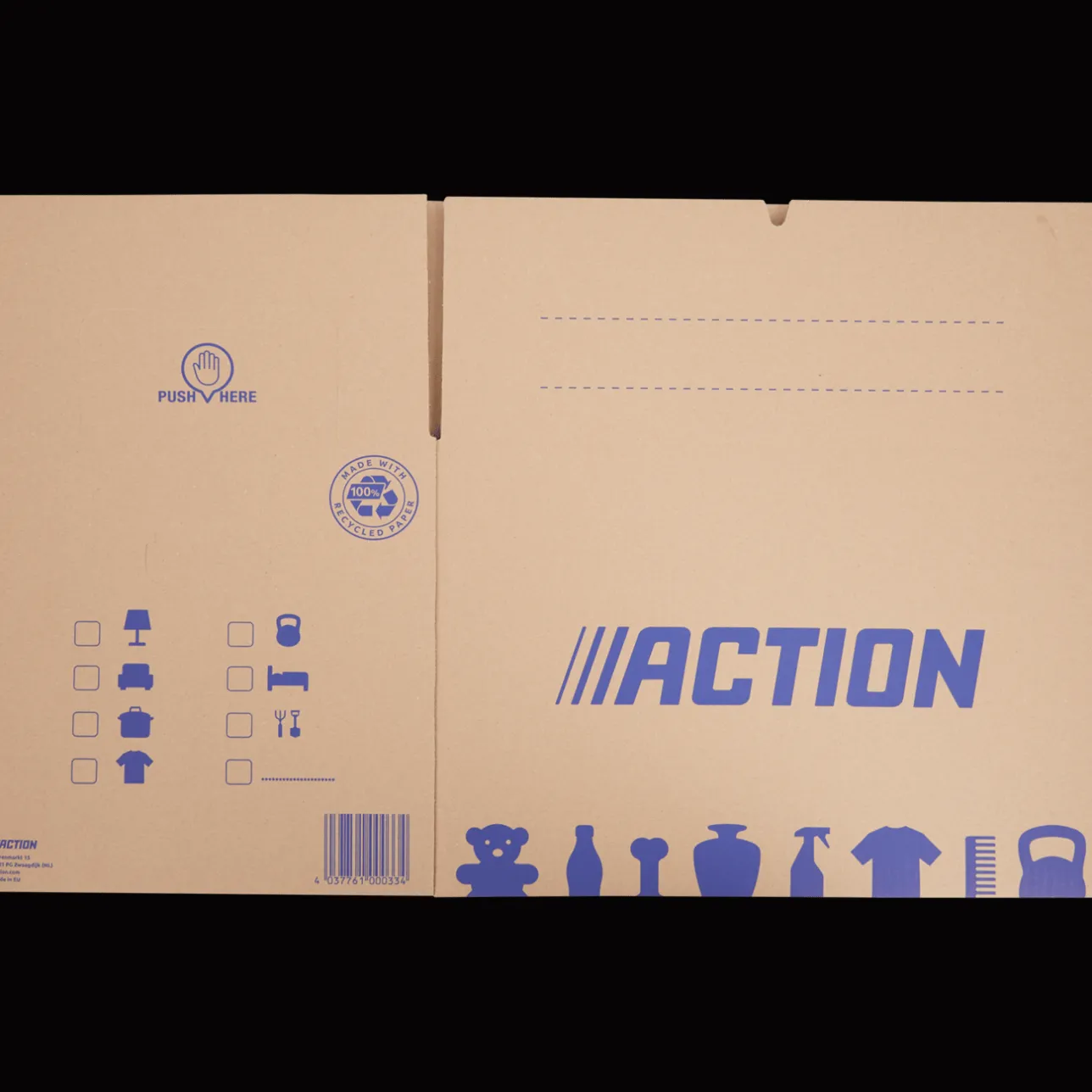 Action verhuisdoos> Opbergboxen