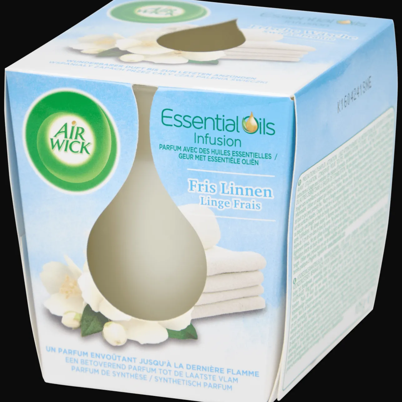 Air Wick geurkaars Fris Linnen> Kaarsen