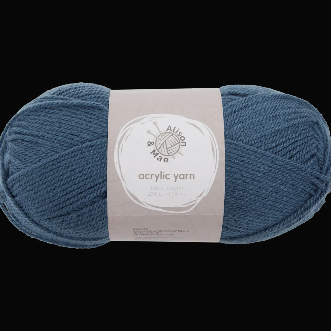 Alison & Mae breigaren donkerblauw> Breien & Haken