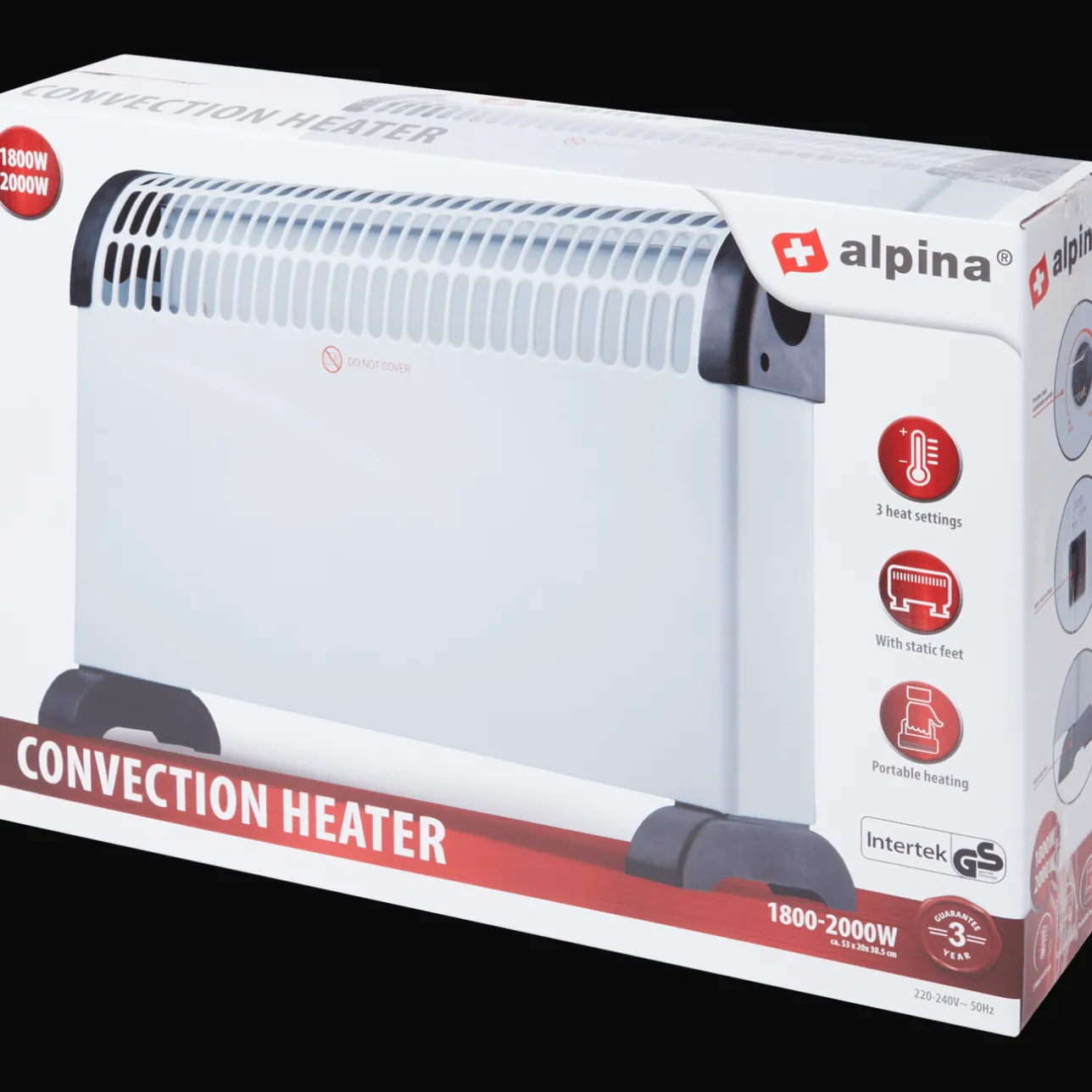 Action Alpina convectorkachel> Ventilatoren