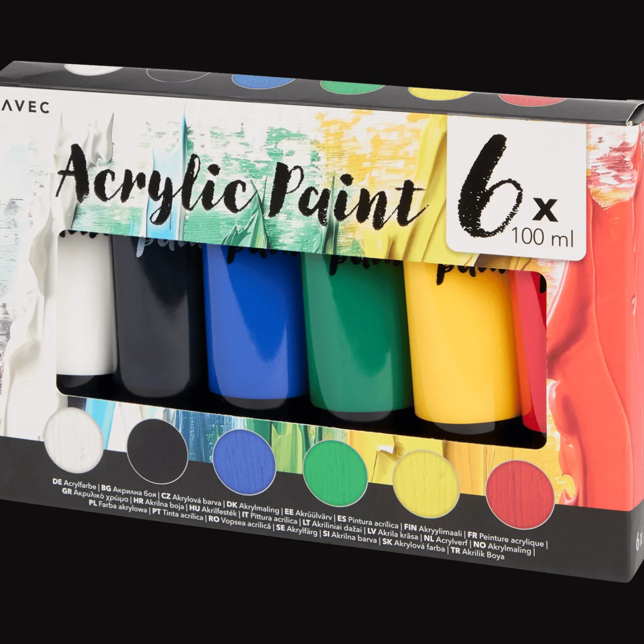 Action Avec acrylverfset> Schilderen