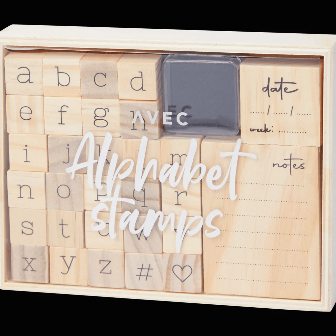 Action Avec houten stempeldoos> Knutselen
