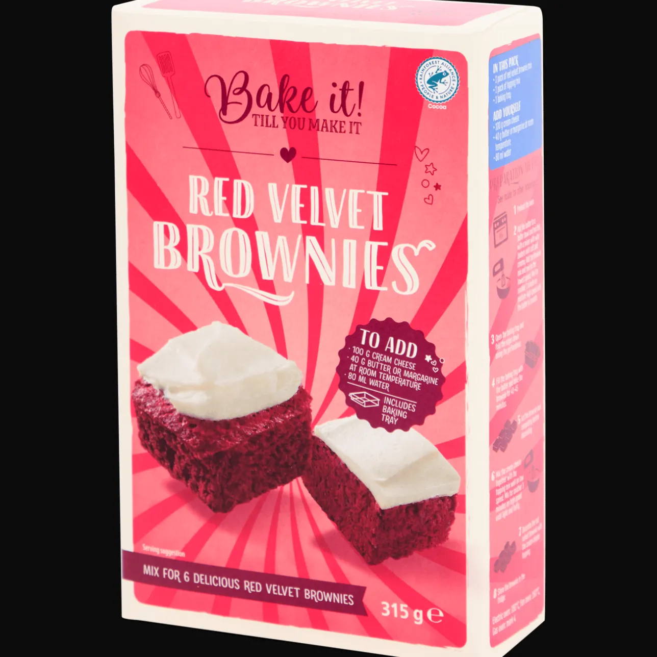 Action Bake it! red velvet brownie mix> Koek & Bakproducten
