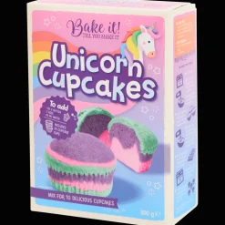 Action Bake it! unicorn/regenboog cupcakes> Koek & Bakproducten