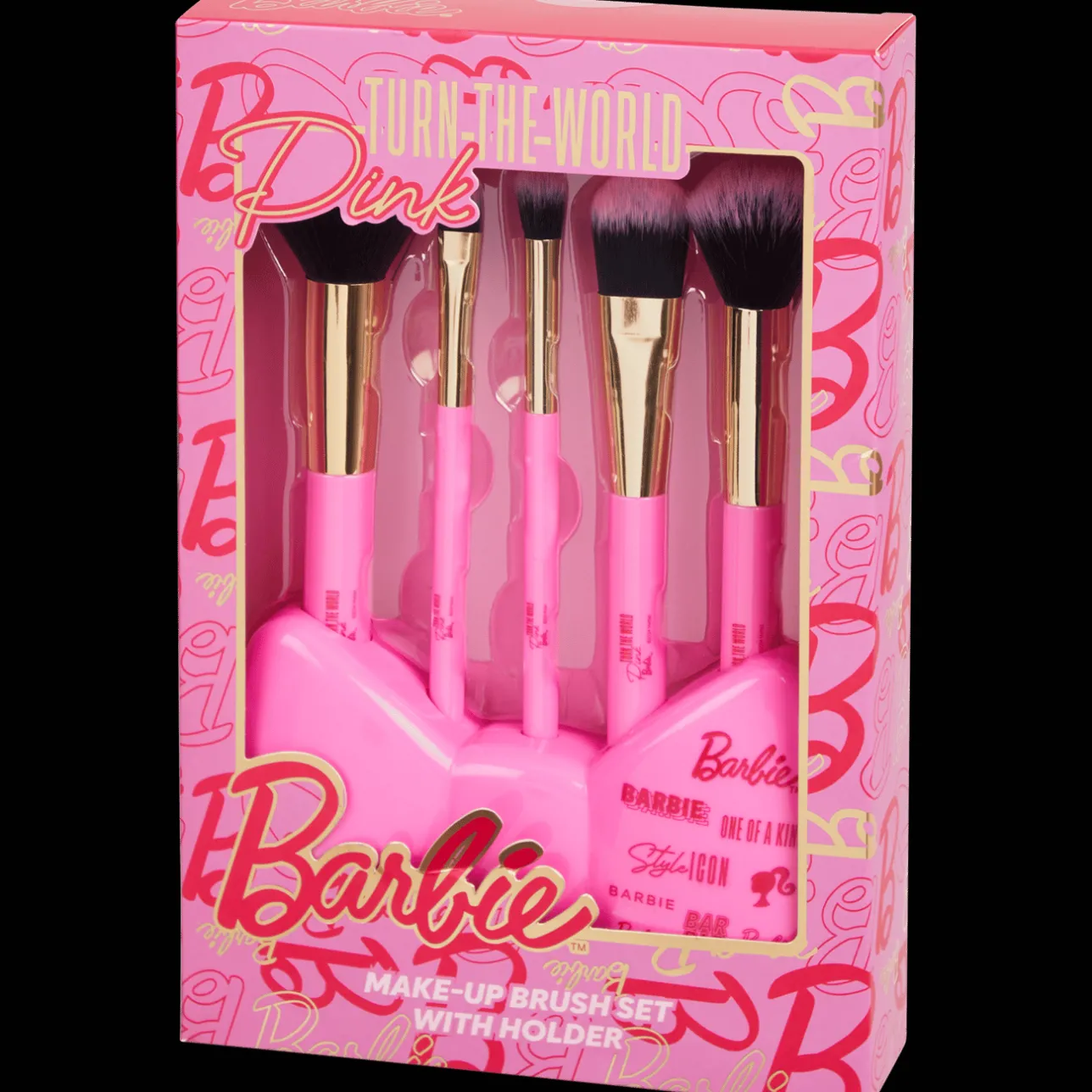 Barbie make-upkwasten in houder> Make-Up