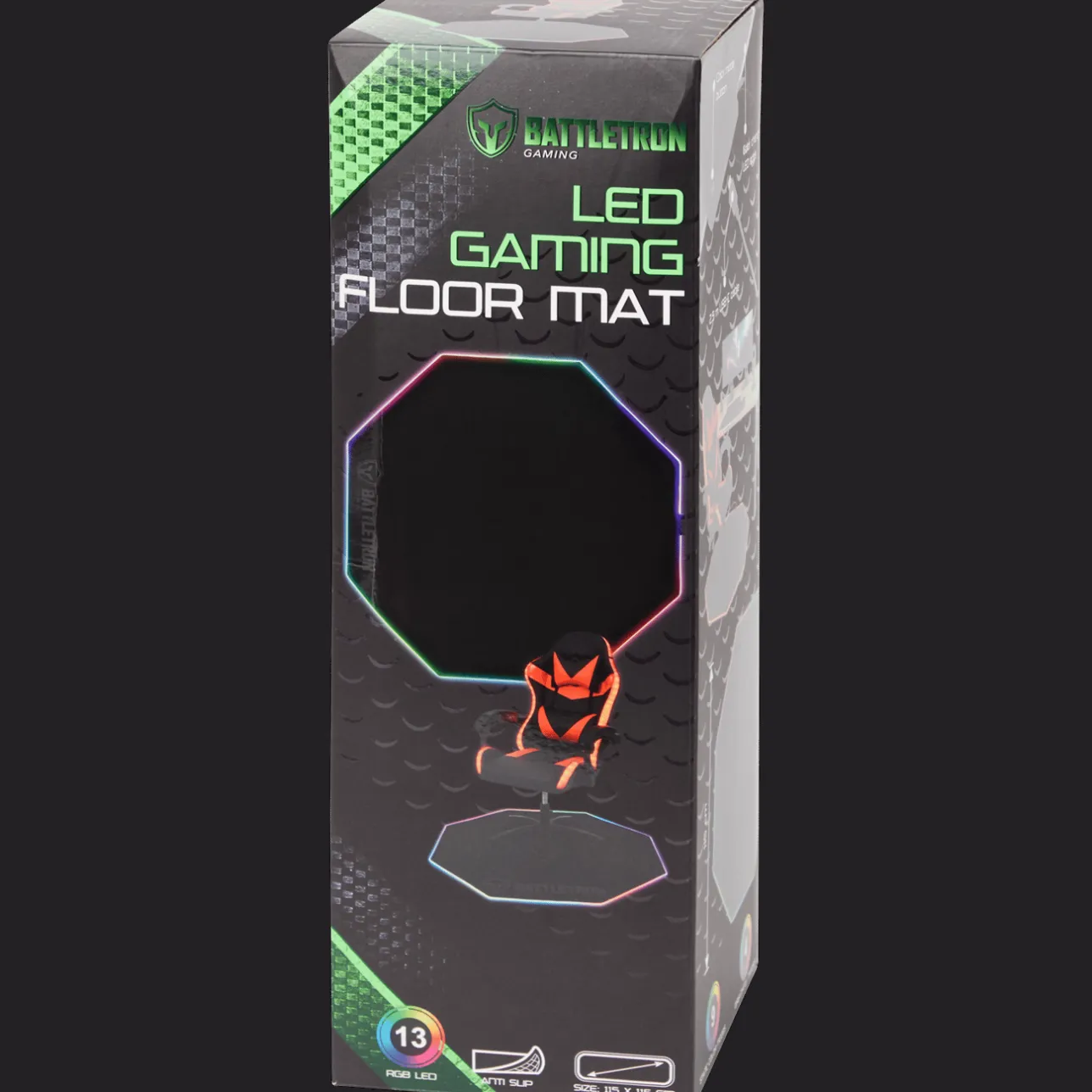Battletron gamingvloermat met licht> Gaming