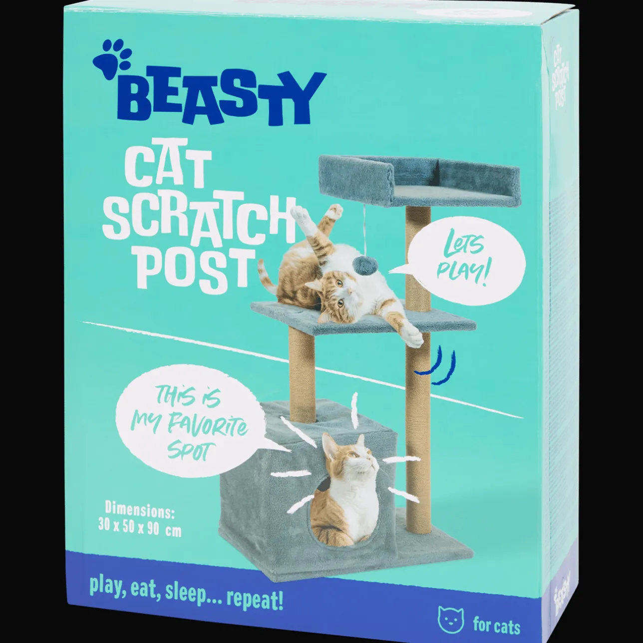 Action Beasty kattenboom met krabpalen> Speeltjes