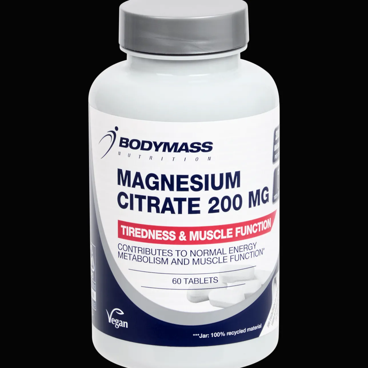 Action Bodymass magnesiumcitraat-tabletten 200 MG> Sportvoeding & -Verzorging|Gezondheid