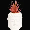 Action Boeddha-bloempot met kunstplant> Bloempotten