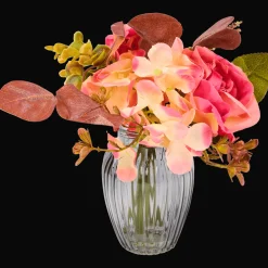 Action Boeket kunstbloemen in vaas> Kunstplanten & -Bloemen