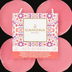 Candra maxi-geurtheelichten Red Berries> Kaarsen