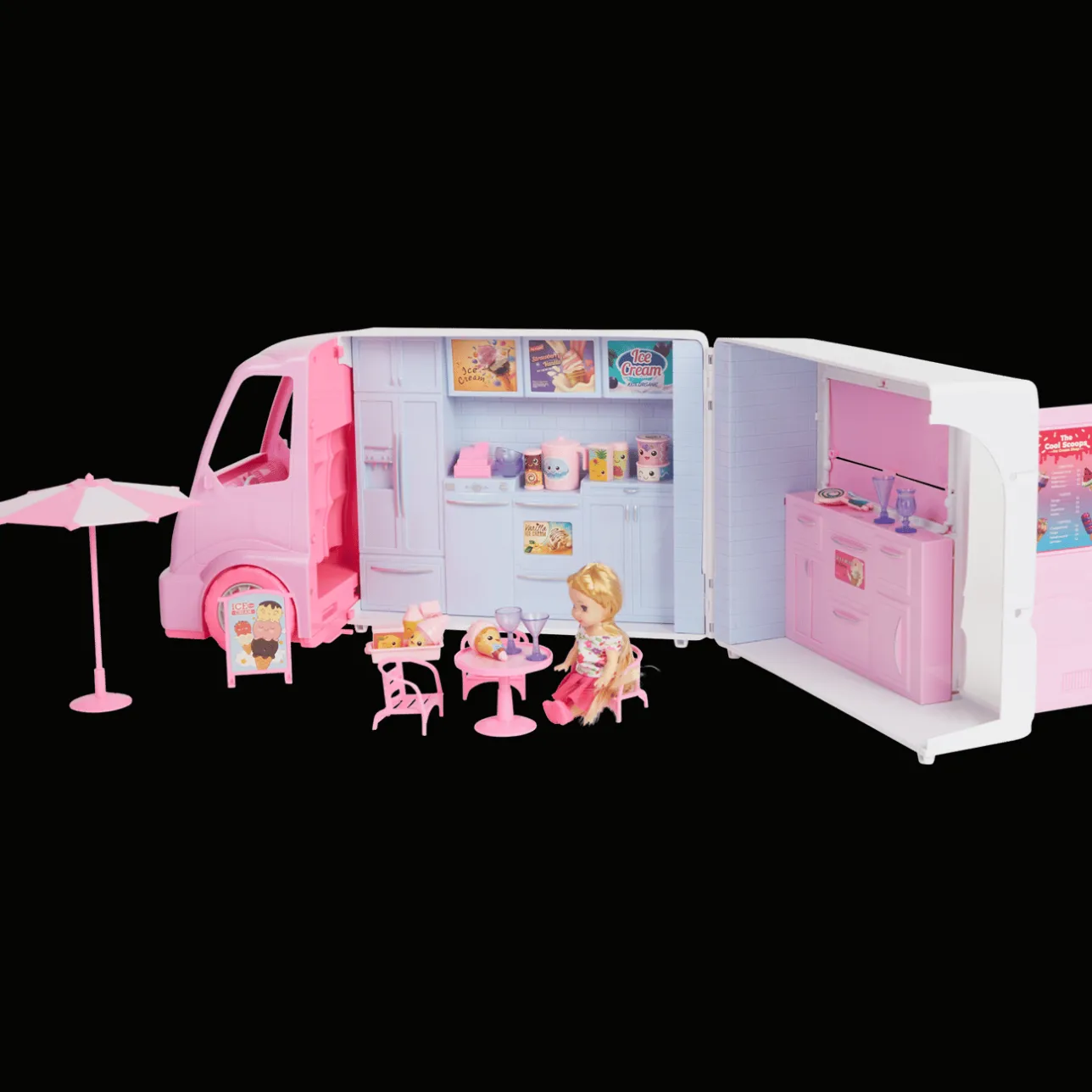Action Chloe Girlz ijscowagen> Knuffels & Poppen