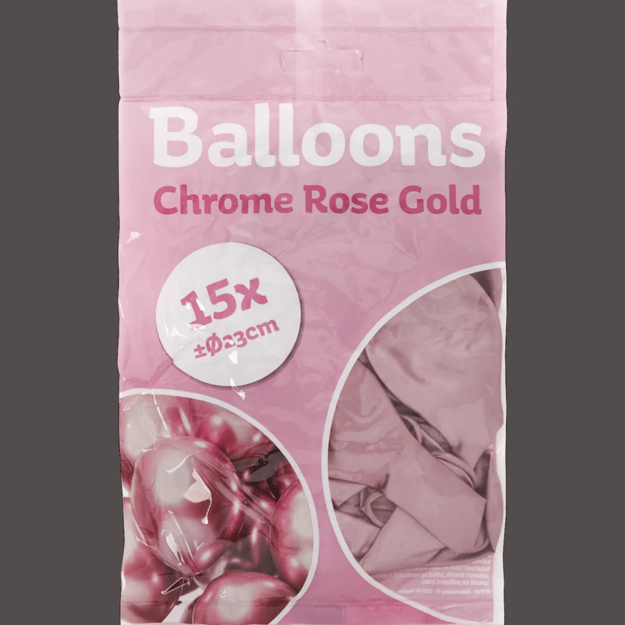 Action Chroom ballonnen> Ballonnen & Slingers