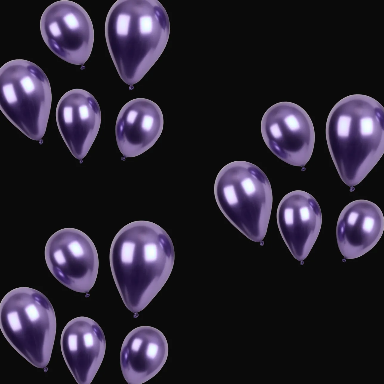 Action Chroom ballonnen> Ballonnen & Slingers