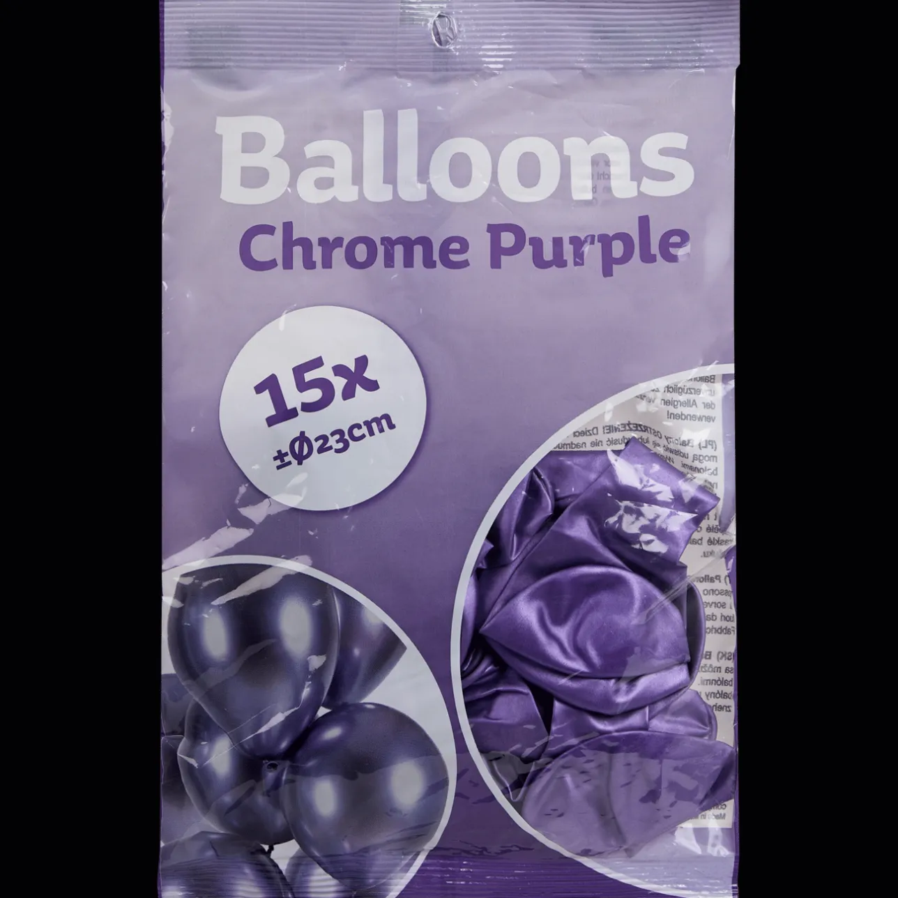 Action Chroom ballonnen> Ballonnen & Slingers