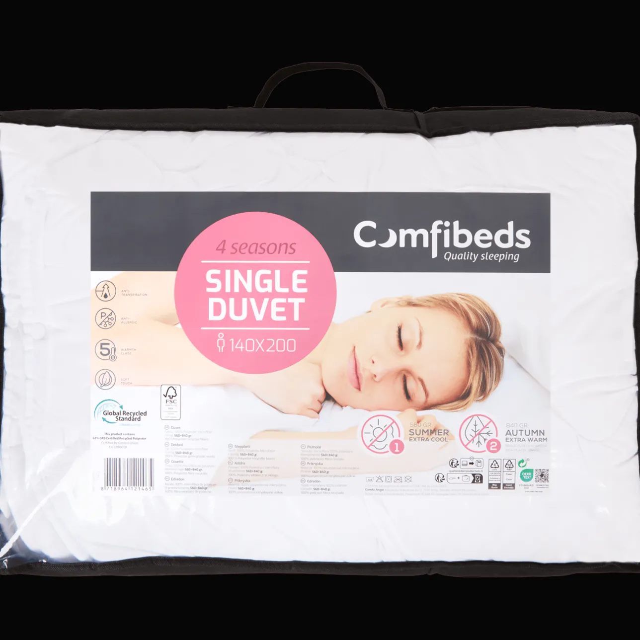 Comfibeds 4-seizoenendekbed> Beddengoed
