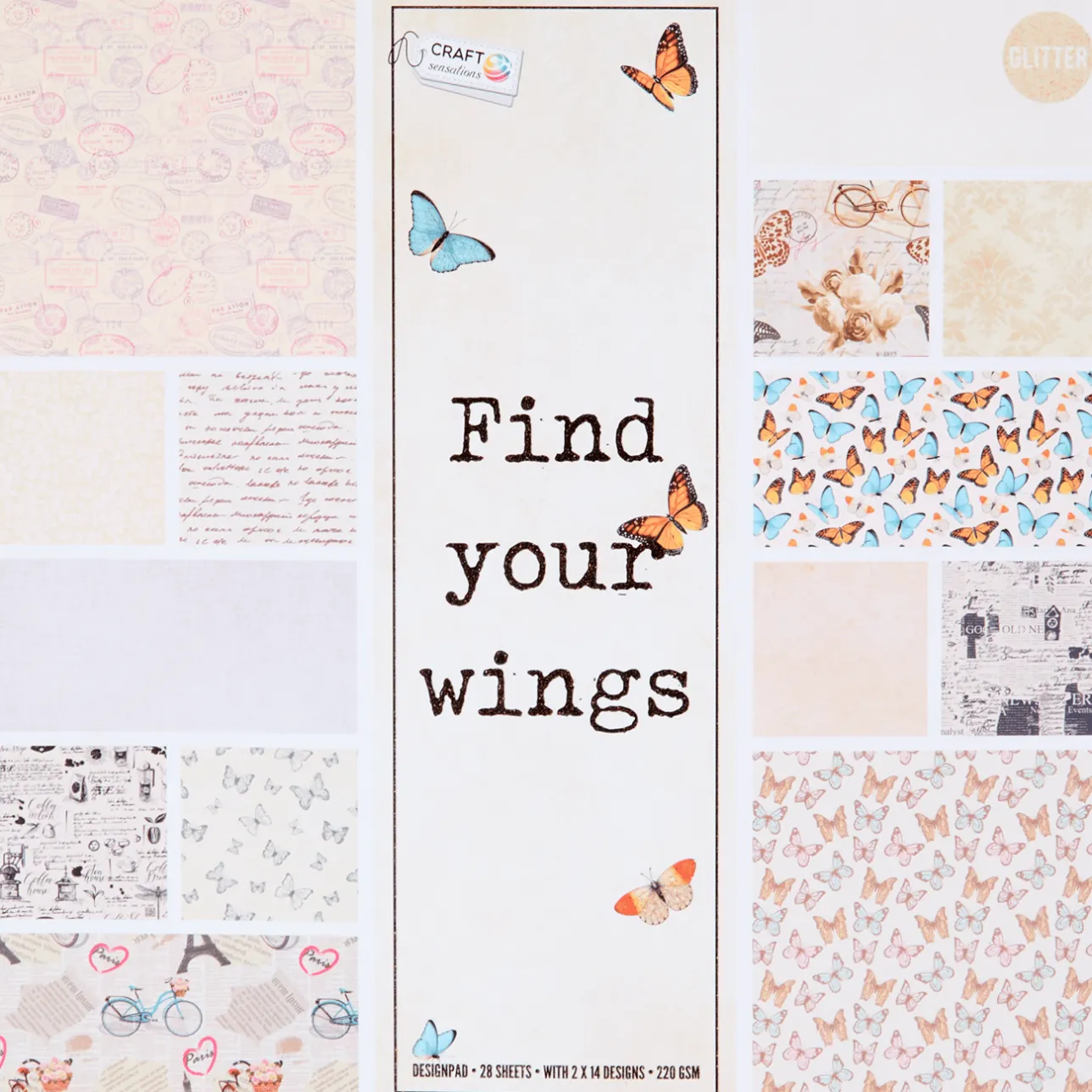 Action Craft Sensations design-blok> Papier & Schriften