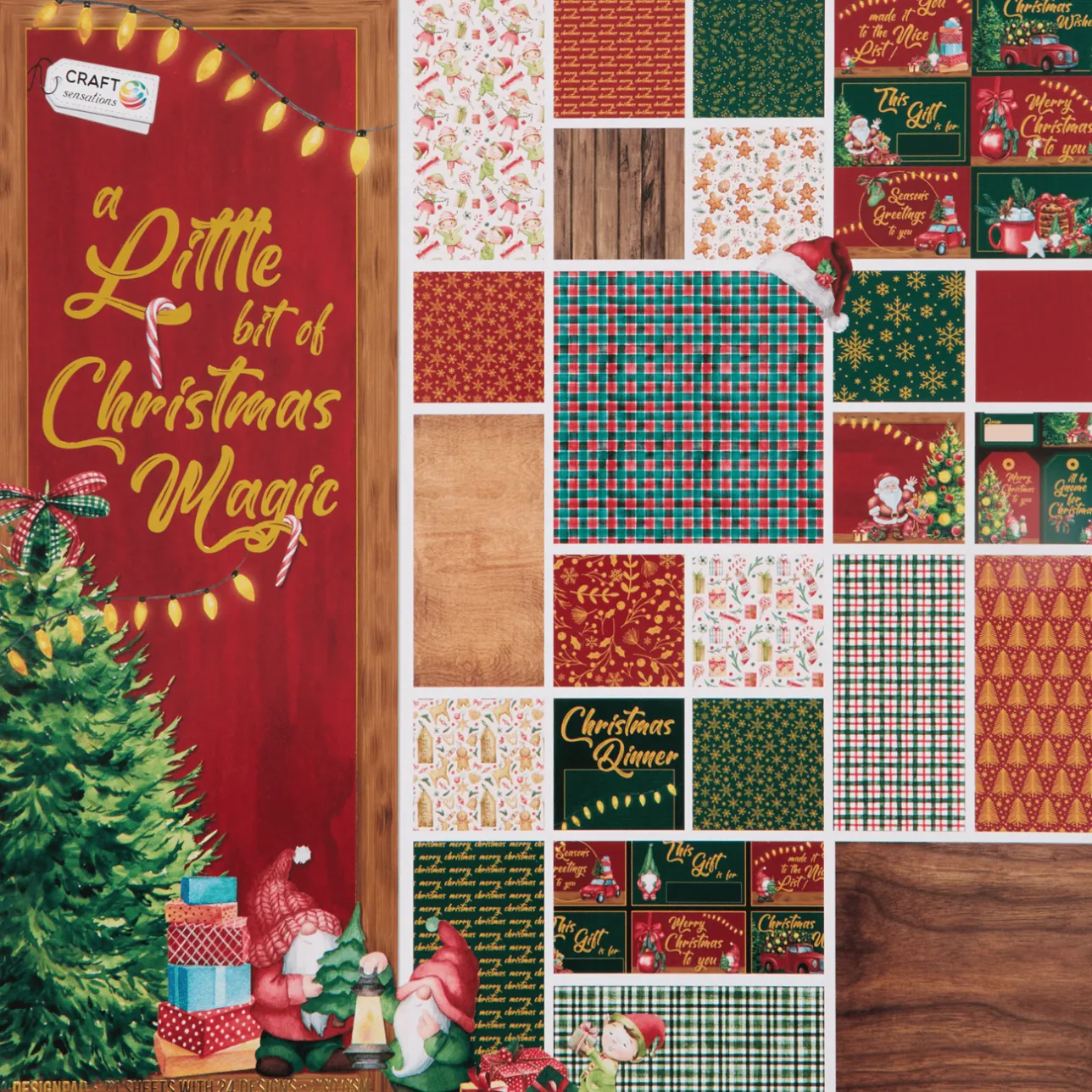 Action Craft Sensations kerst-papierblok> Kaarten