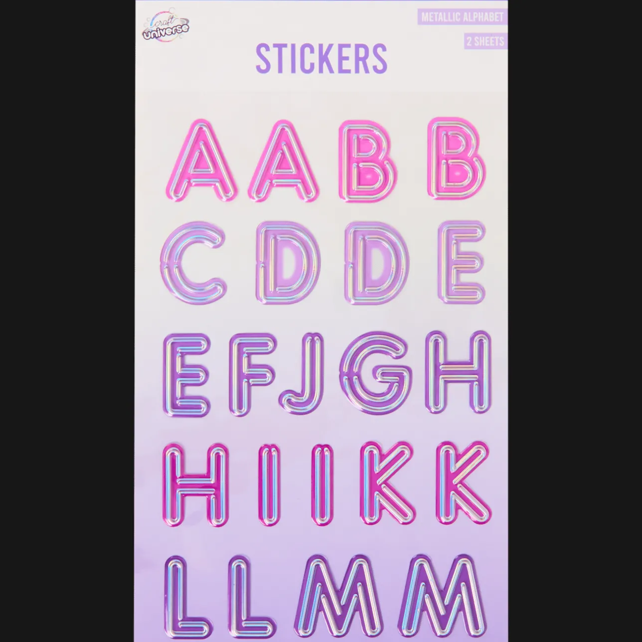 Action Craft Universe alfabet stickers> Knutselen