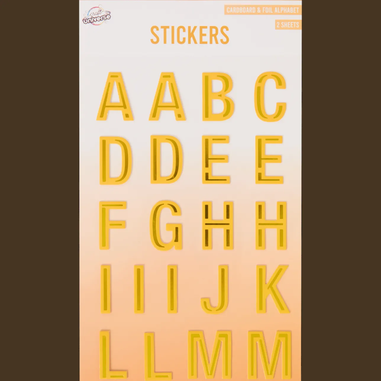 Action Craft Universe alfabet stickers> Knutselen