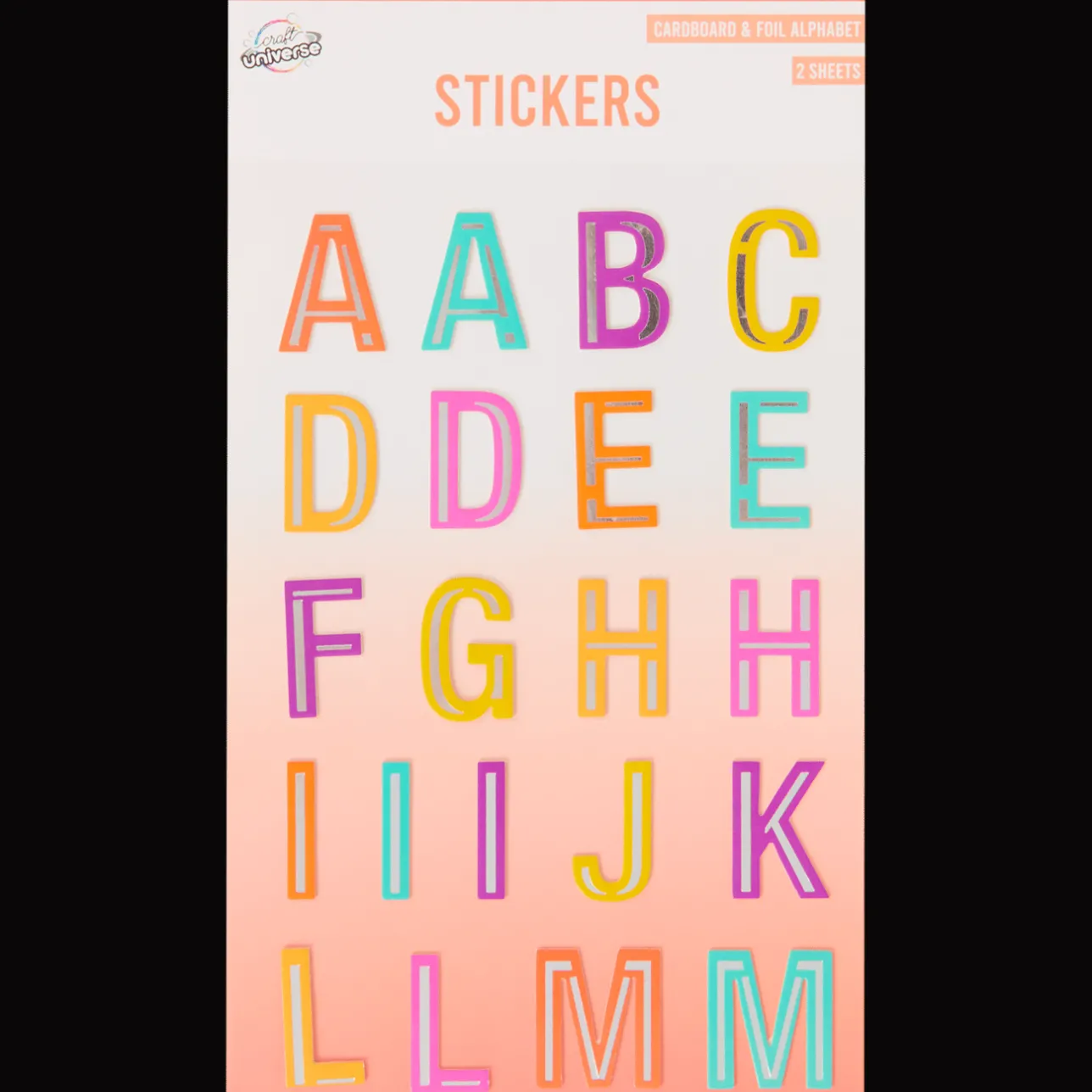 Action Craft Universe alfabet stickers> Knutselen