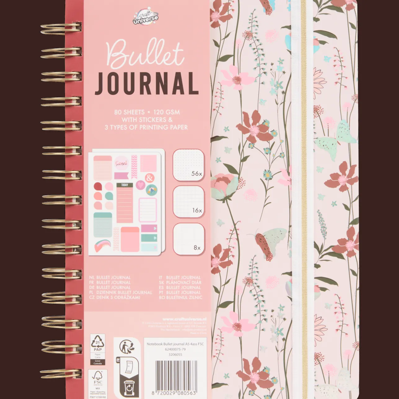 Action Craft Universe bullet journal A5> Agenda & Kalenders