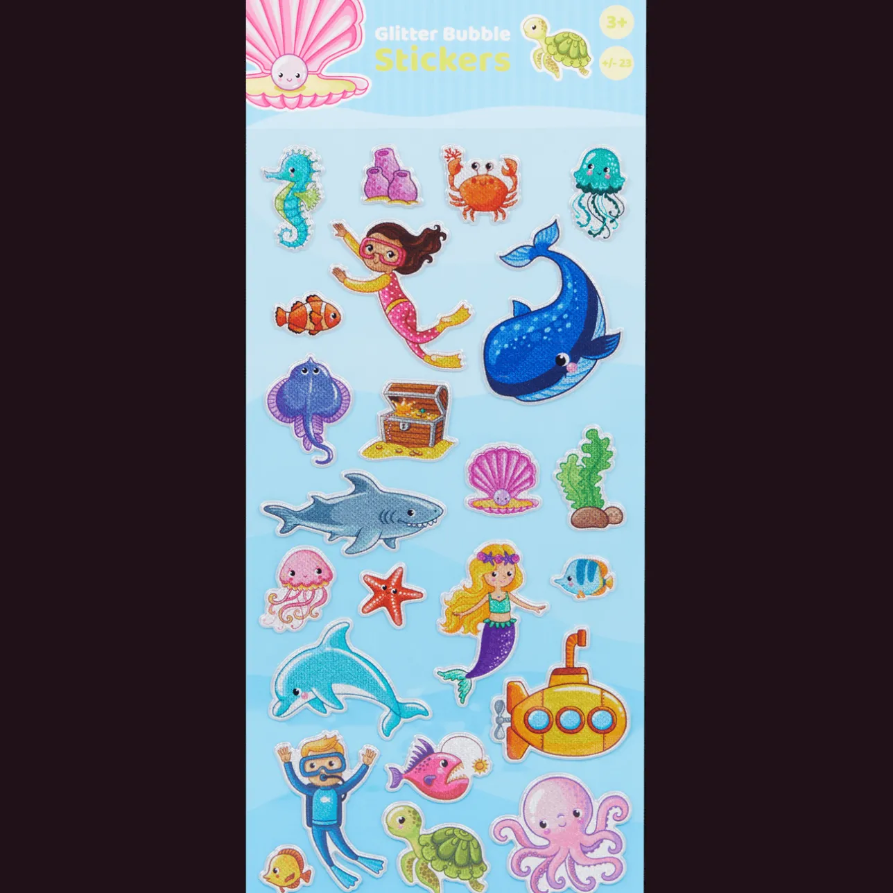 Action Craft Universe Glitter Bubble stickers> Knutselen
