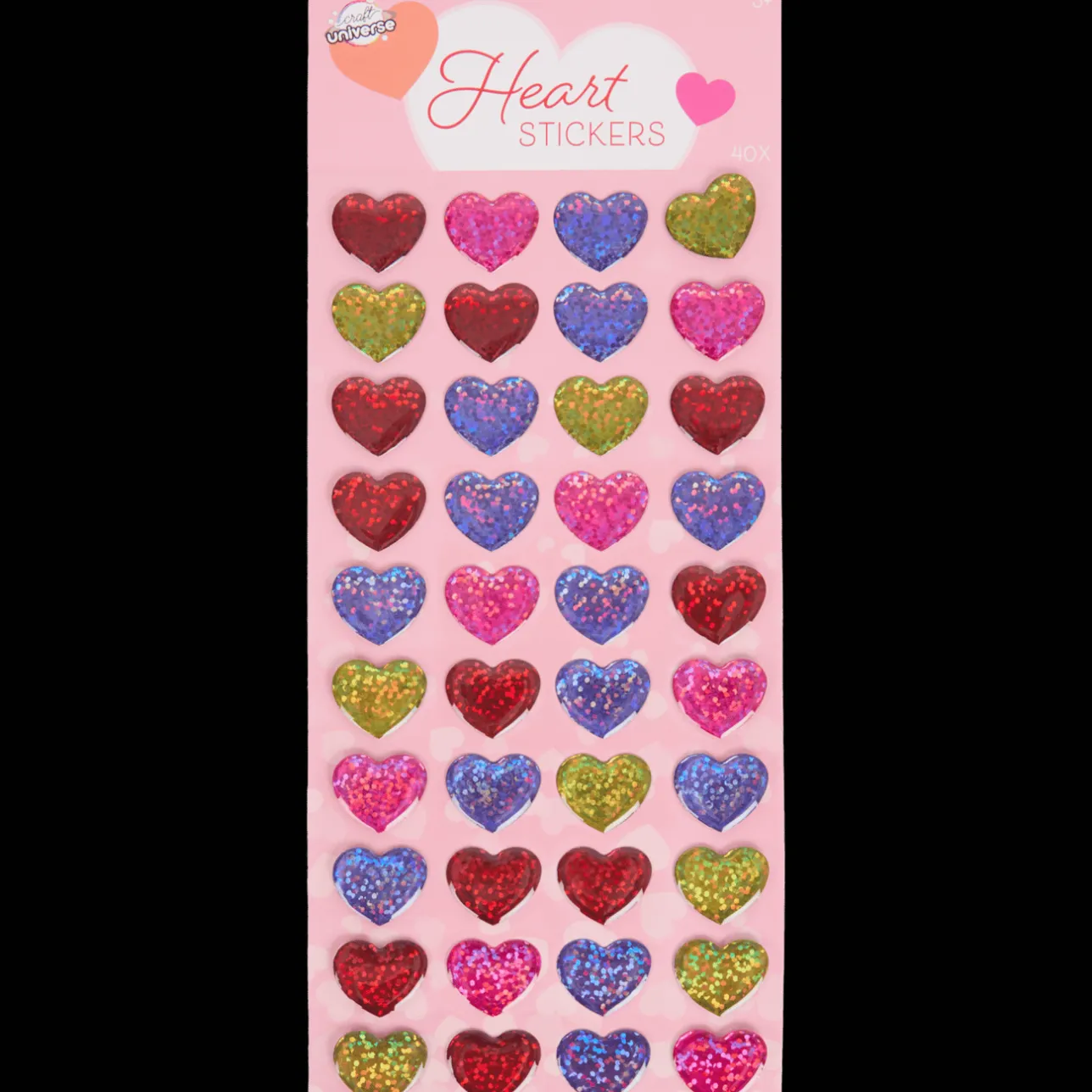 Action Craft Universe hartvormige stickers> Knutselen