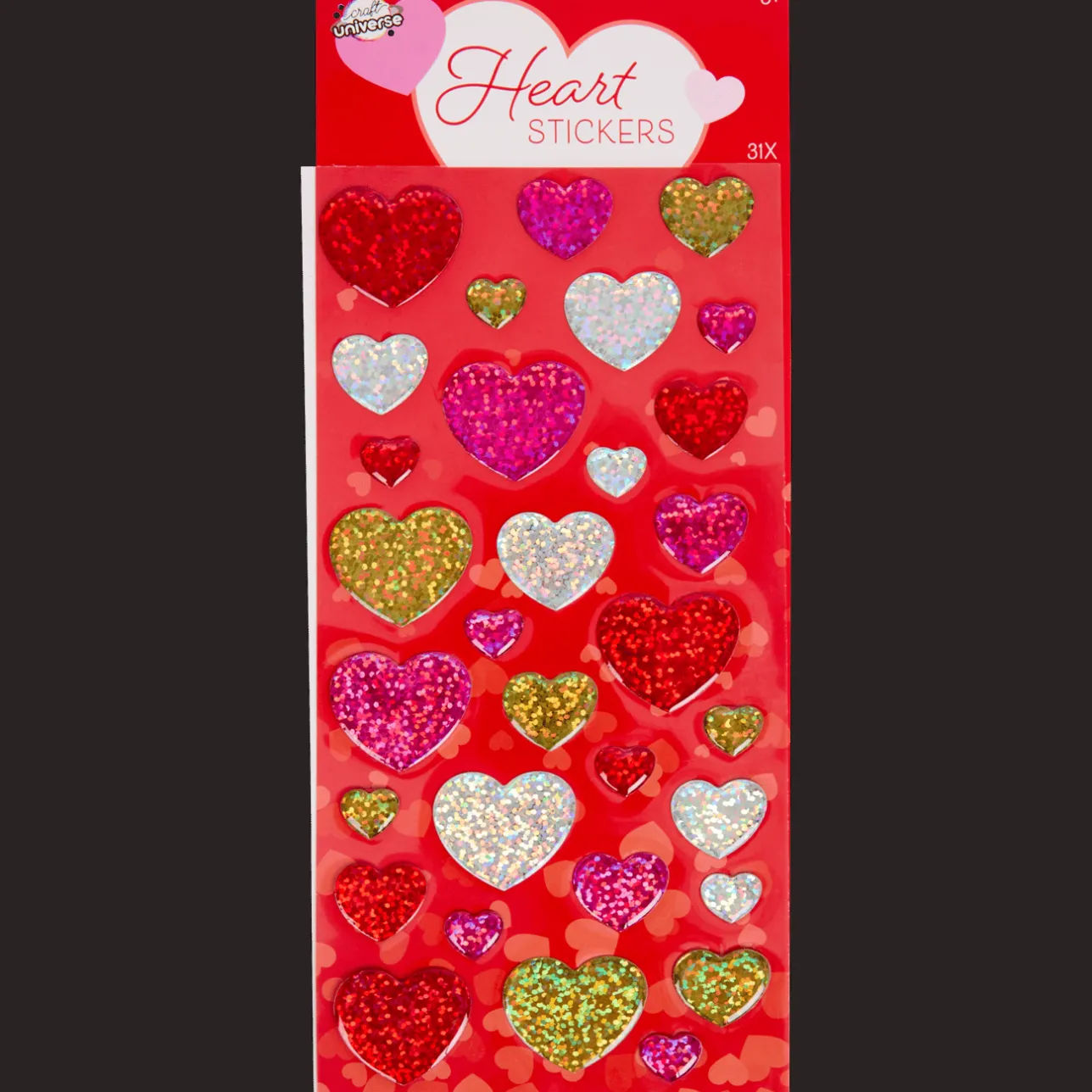 Action Craft Universe hartvormige stickers> Knutselen