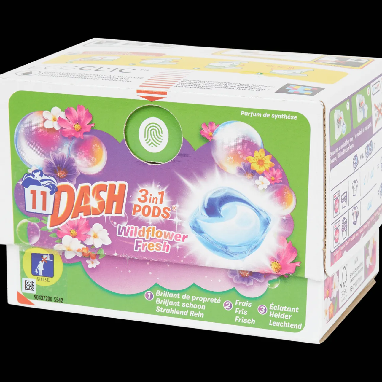 Dash 3-in-1 pods Wildflower Fresh> Afwas- & Wasmiddelen
