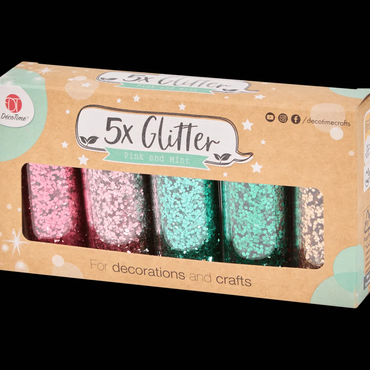 Action DécoTime glitterbuisjes> Schilderen