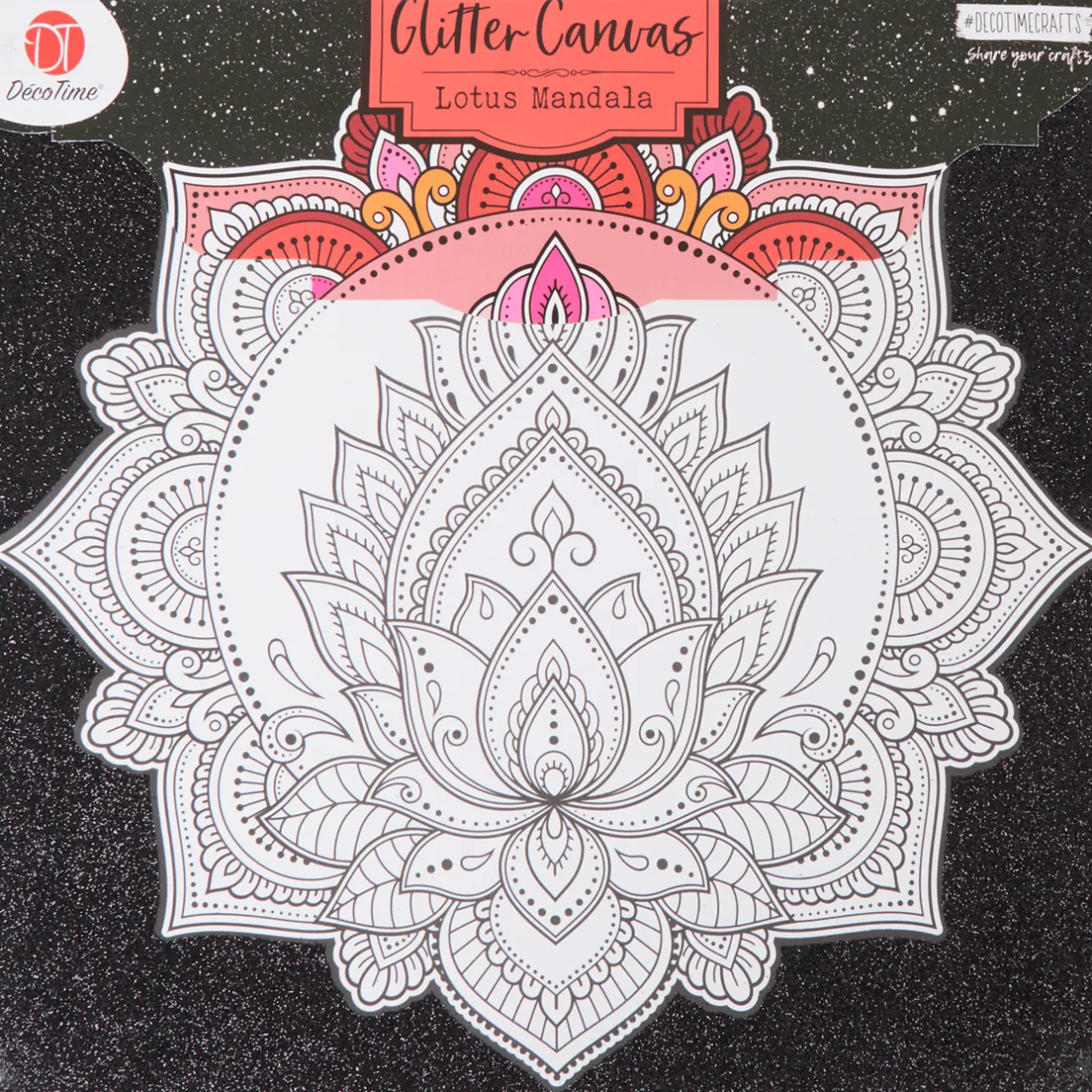 Action DécoTime kleur je eigen glitter-canvas> Knutselen
