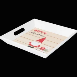 Action Dienblad met kerstprint> Seizoensdecoratie