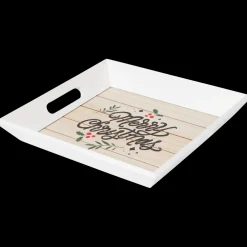 Action Dienblad met kerstprint> Seizoensdecoratie