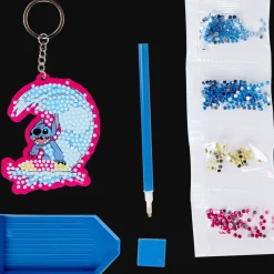Action Disney diamond painting sleutelhanger> Knutselen