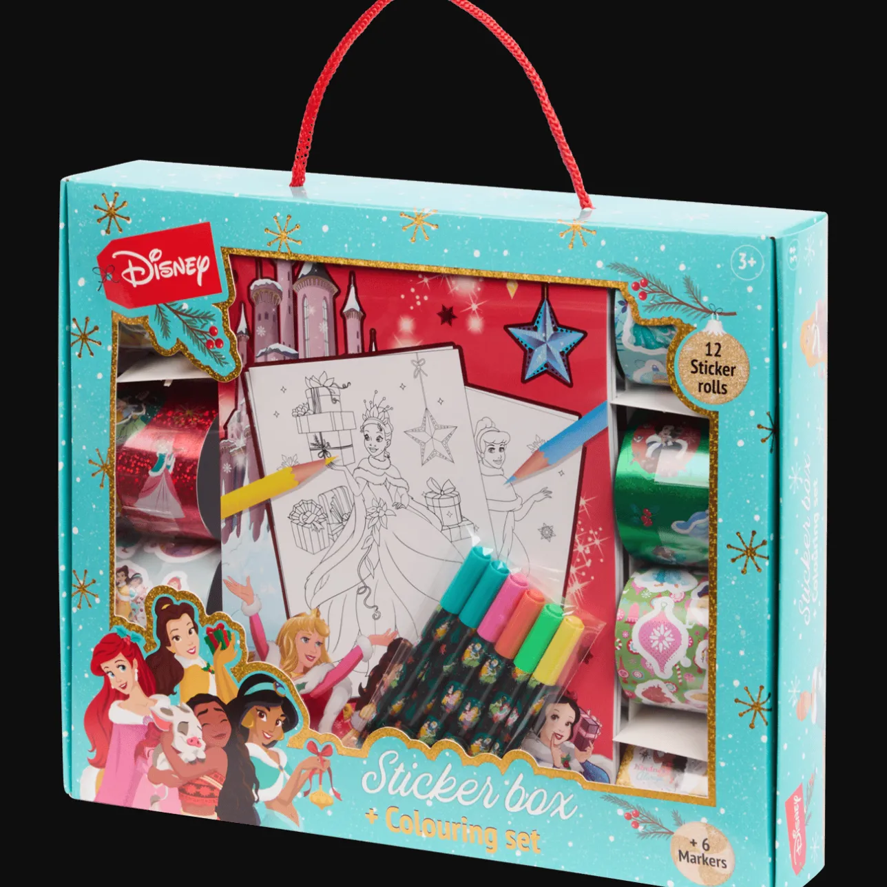 Action Disney kerstkleurboek met stickers> Knutselen