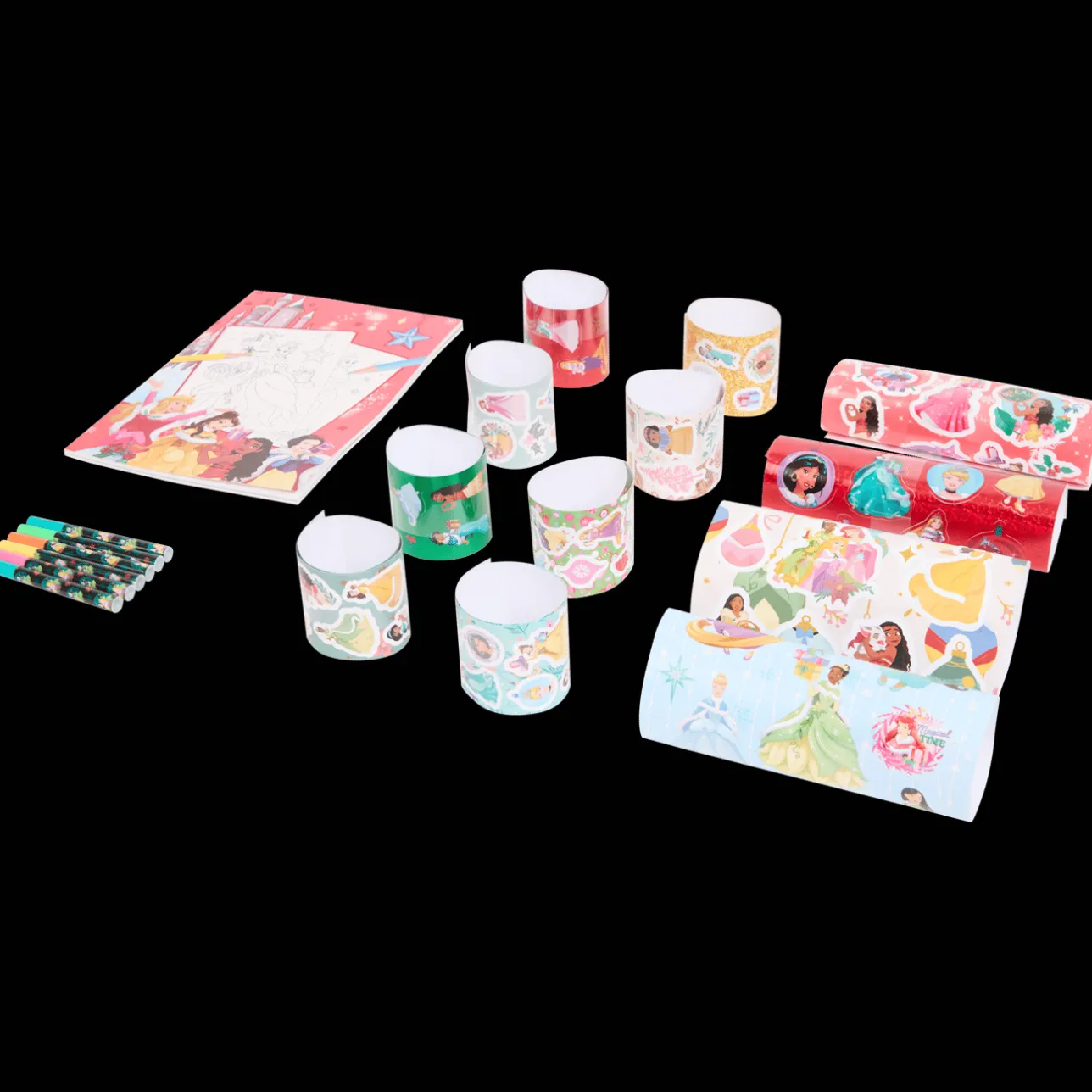 Action Disney kerstkleurboek met stickers> Knutselen