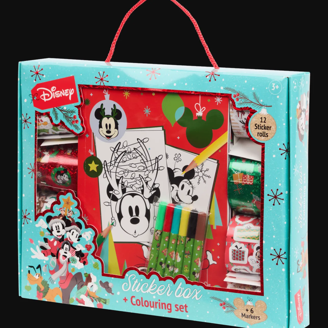 Action Disney kerstkleurboek met stickers> Knutselen