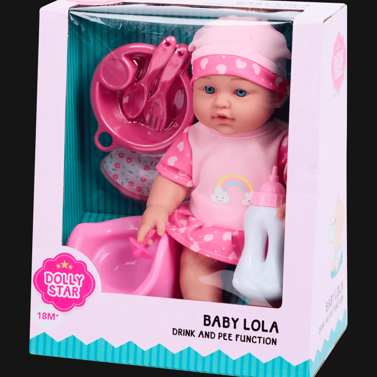 Dolly Star plaspop Baby Lola> Knuffels & Poppen