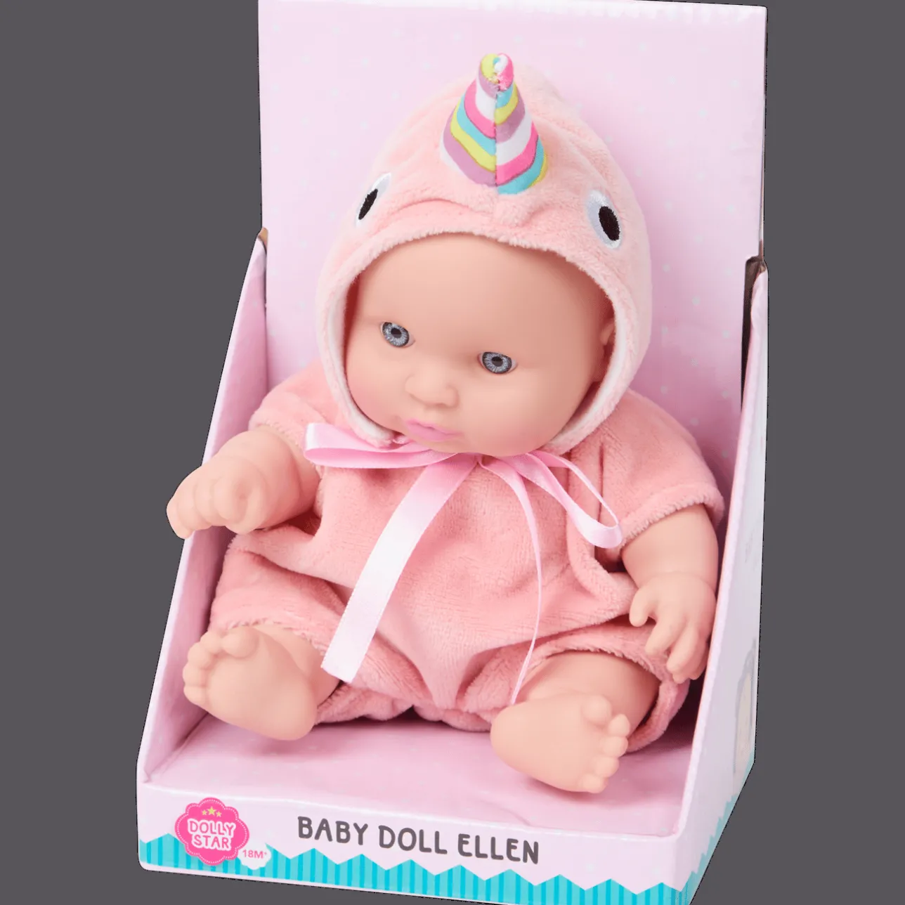 Dolly Star pop met dierenpakje> Knuffels & Poppen