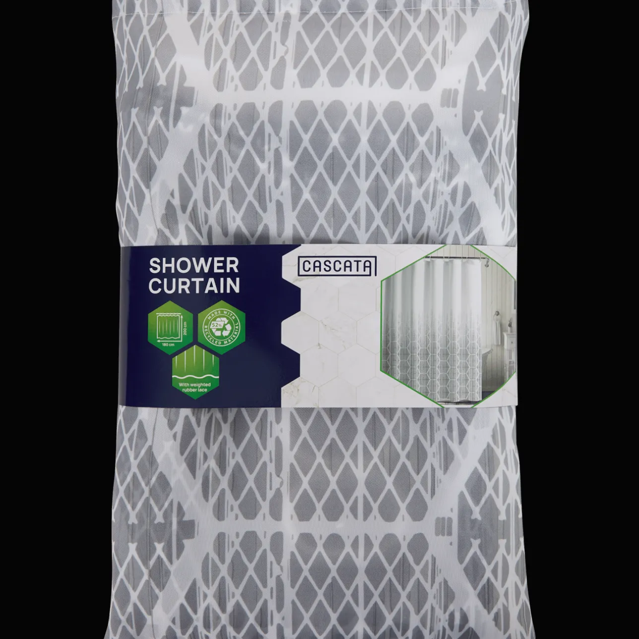 Action Douchegordijn> Badkamer & Toilet Accessoires