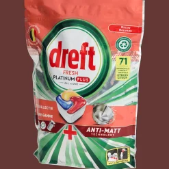 Dreft Fresh Platinum Plus vaatwastabletten All in One> Afwas- & Wasmiddelen