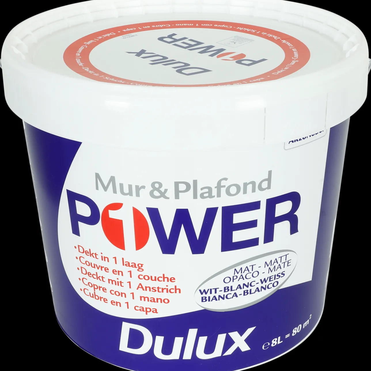 Dulux Power muurverf mat wit> Verf
