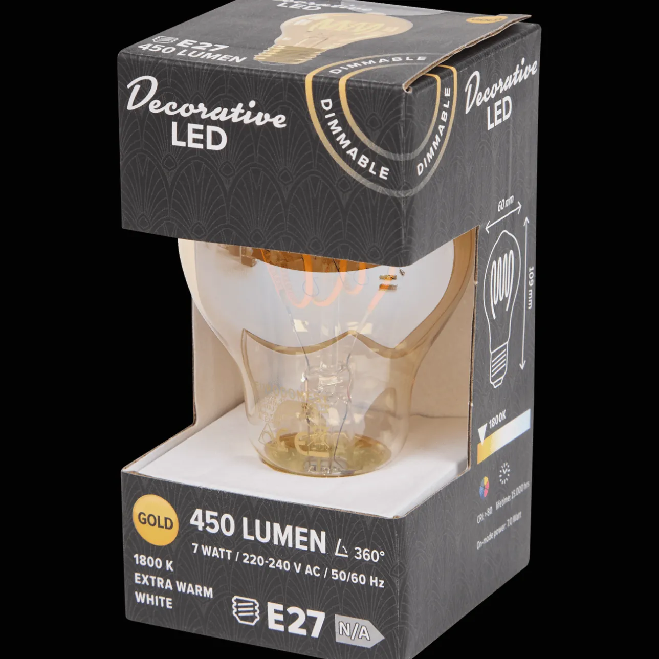 Action Eurodomest retro filament-ledlamp> Verlichting