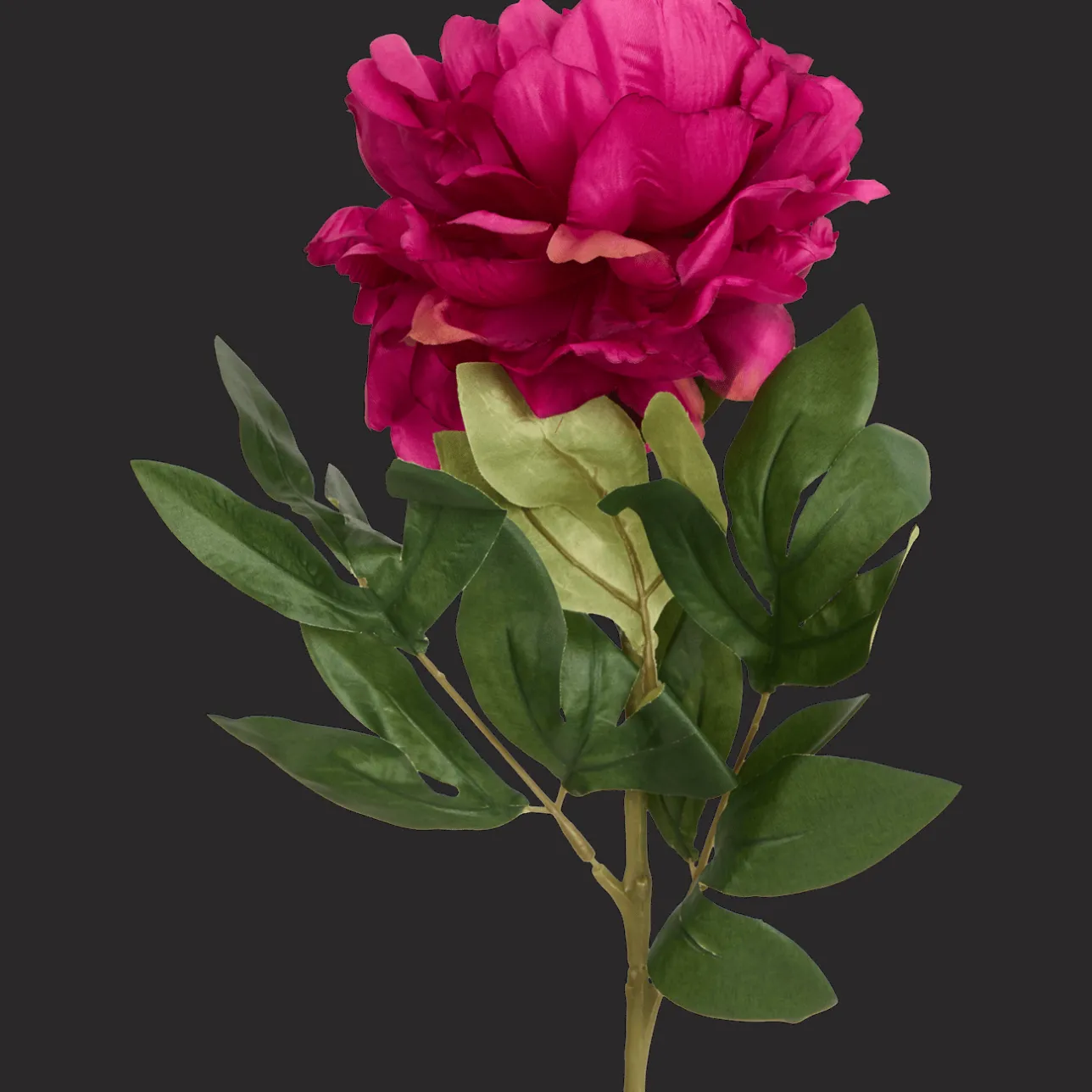 Action Excellent Flowers kunstpioenroos op steel> Kunstplanten & -Bloemen