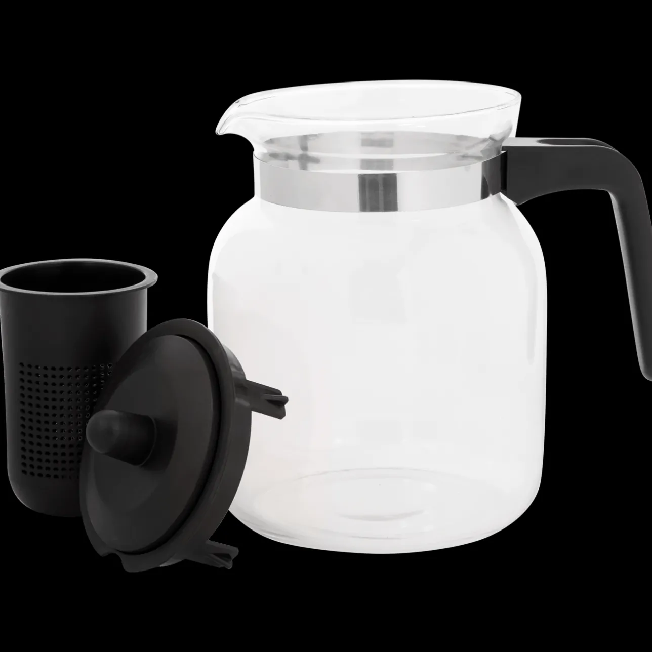 Action Excellent Houseware glazen theepot> Keukengerei