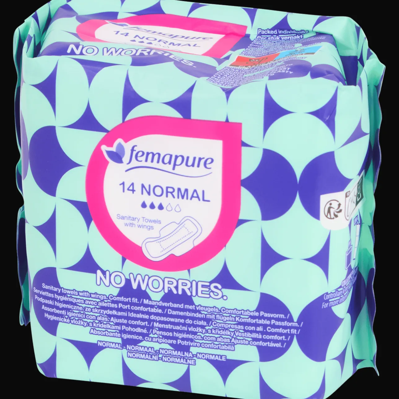 Action Femapure maandverband Normaal> Lichaamsverzorging