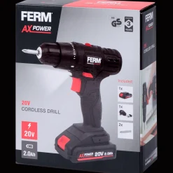 FERM accuboormachine-set> Gereedschap